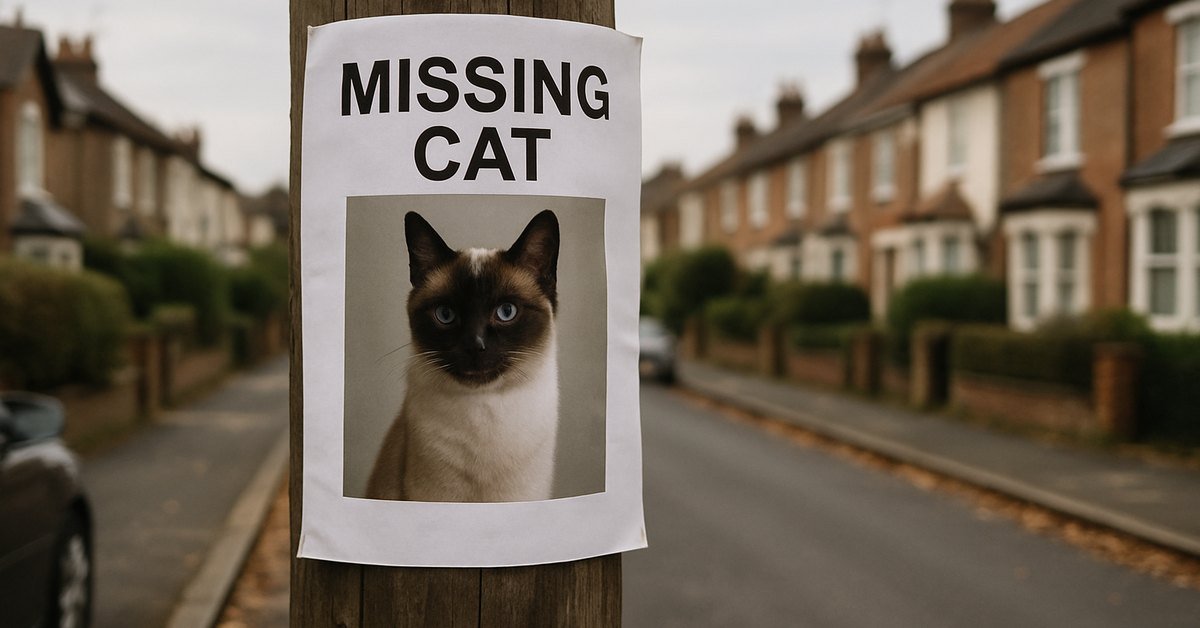 How to Make a Missing Cat Poster (Free Template)
